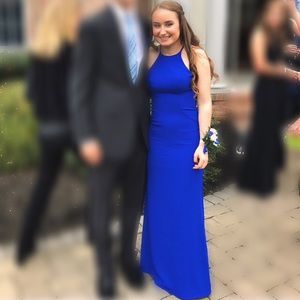 Faviana Royal Blue Prom Dress